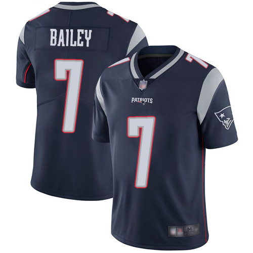 New England Patriots Football #7 Vapor Untouchable Limited Navy Blue Men Jake Bailey Home NFL Jersey->youth nfl jersey->Youth Jersey